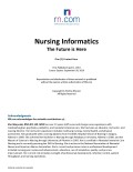 Nursing Informatics : The Future is Here