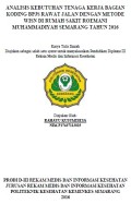 Analisis Kebutuhan Tenaga Kerja Bagian Koding BPJS Rawat Jalan dengan Metode WISN di Rumah Sakit Roemani Muhammadiyah Semarang Tahun 2016