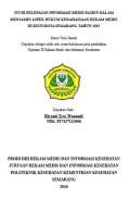 Studi Pelepasan Informasi Medis Pasien dalam Menjamin Aspek Hukum Kerahasiaan Rekam Medis di RSUD Kota Semarang Tahun 2015